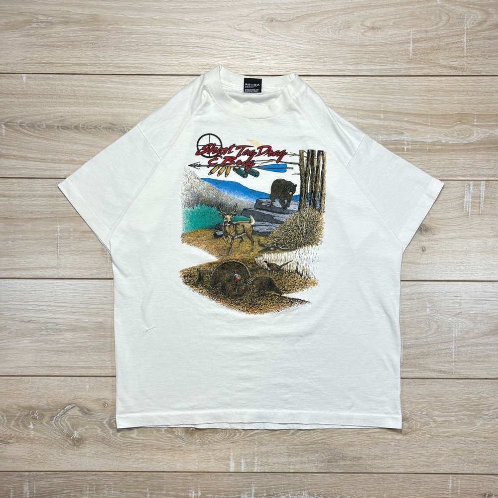 Vintage 90s Hunting Outdoors tee | Size XL
